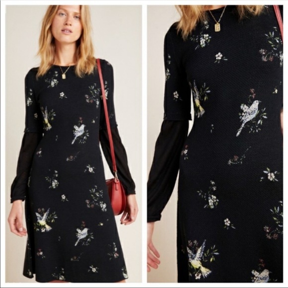 Anthropologie Dresses & Skirts - Anthropologie aldomartins bird dress new small